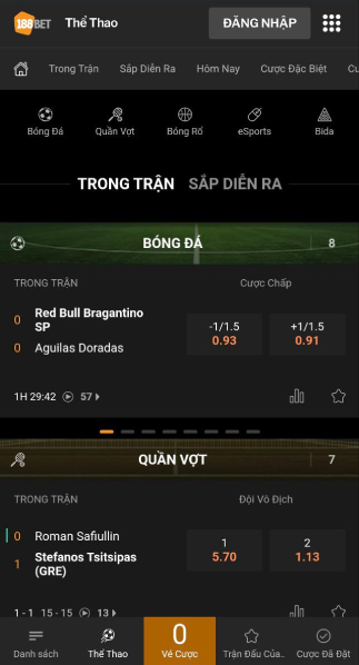 188bet Trận đấu