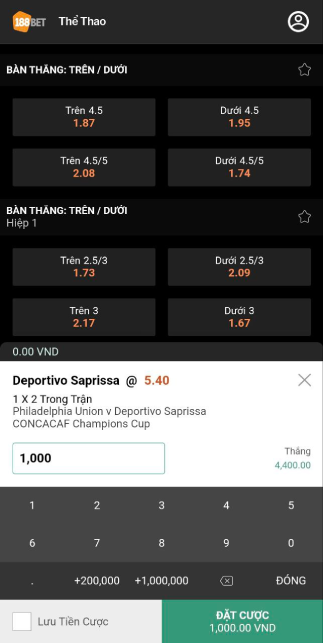 188bet bóng đá