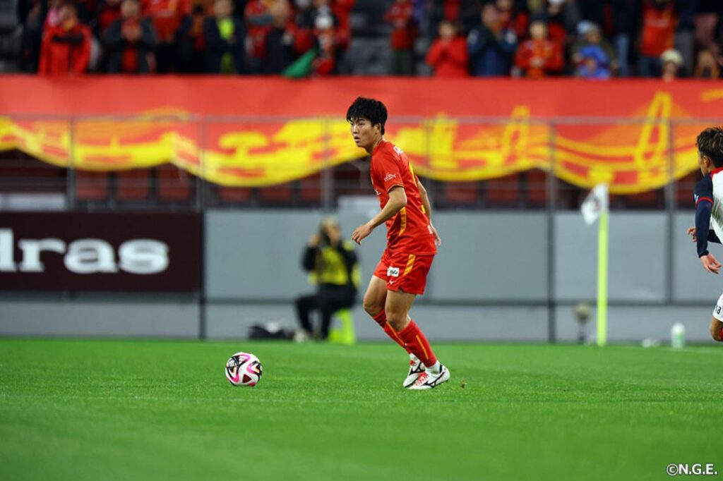 Inoue Shion không có mặt trong danh sách thi đấu của Nagoya Grampus trong quãng thời gian vừa qua.