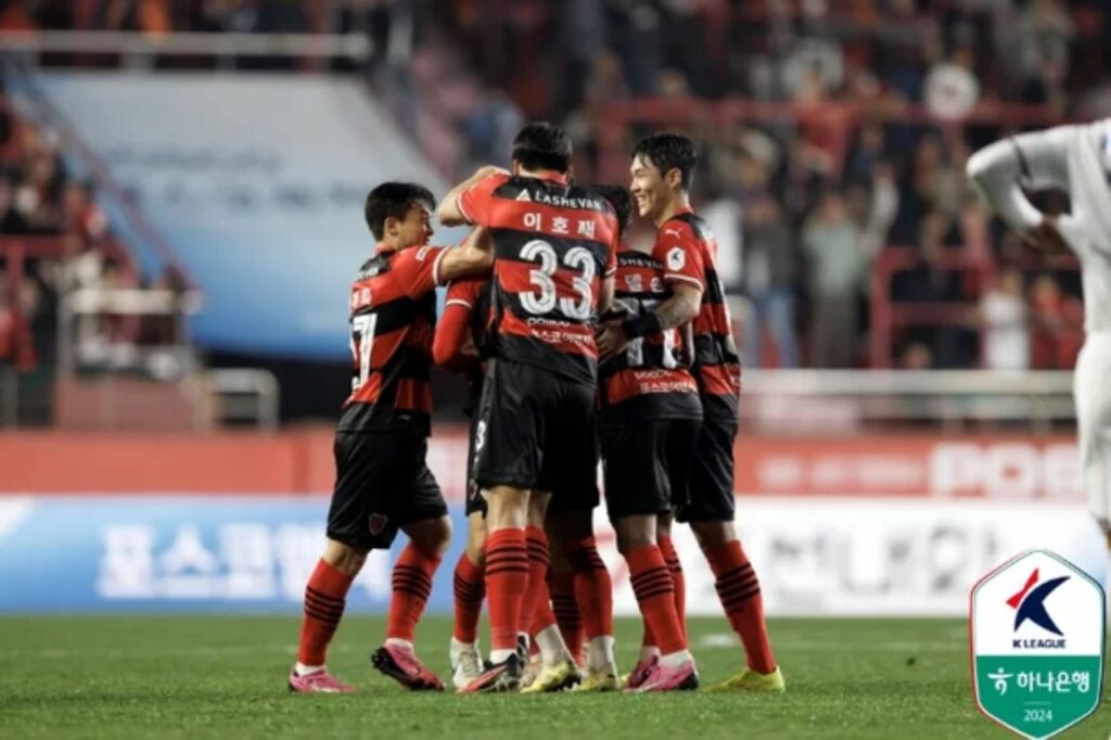 Pohang dưới thời HLV Park Tae-ha đang thi đấu ấn tượng. Nguồn: Korea Professional Football League