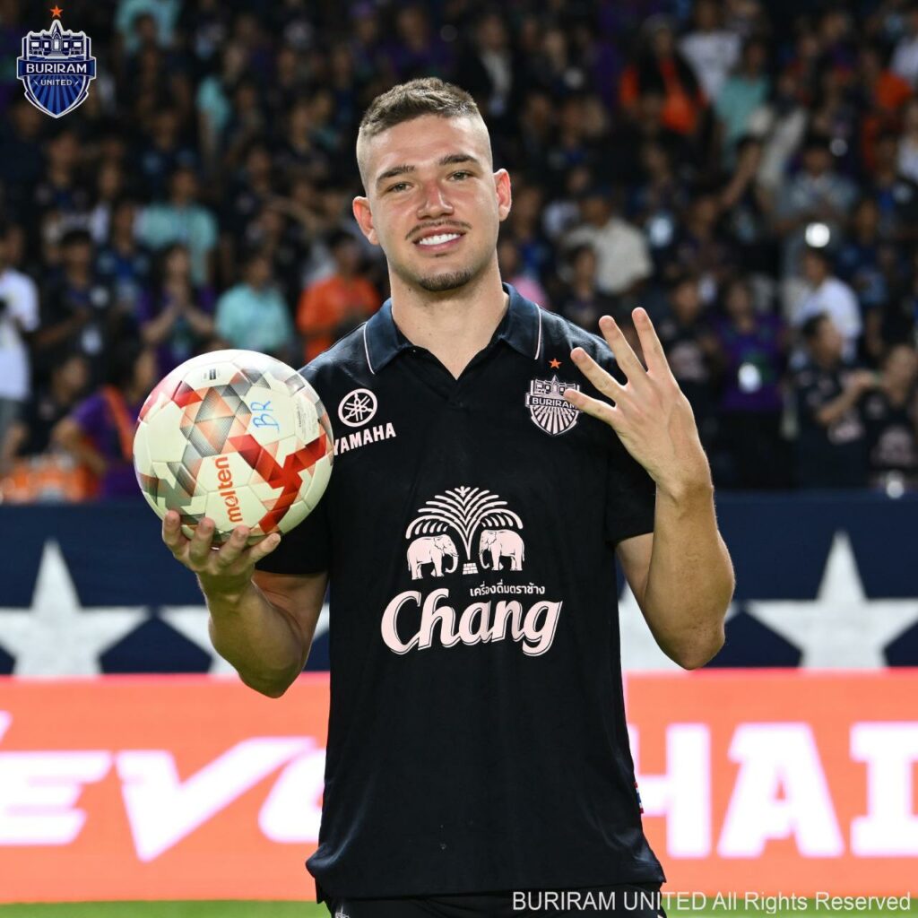 Guilherme Bissoli - vũ khí tấn công mới của Buriram United.