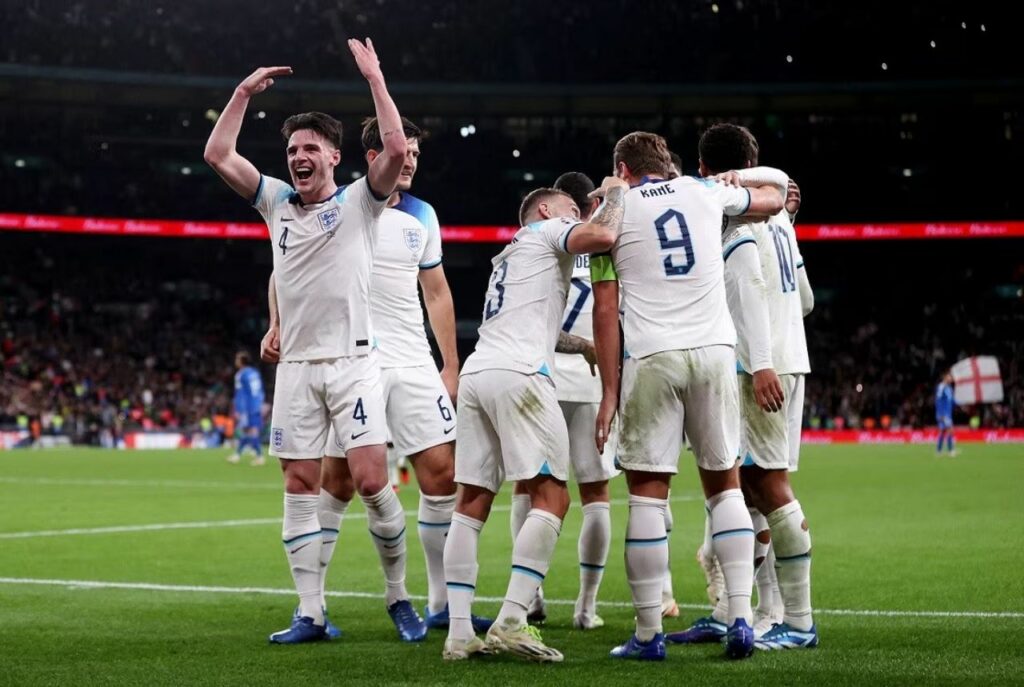 Tuyển Anh sở hữu dàn sao ở cả 3 tuyến., là ứng cử viên cho vị trí dẫn đầu Euro 2024 bảng C