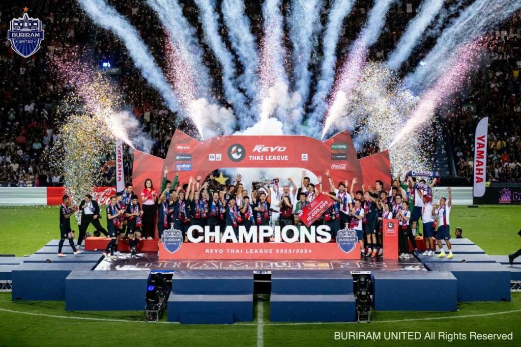 Buriram United đã vô địch Thai League 9 lần.