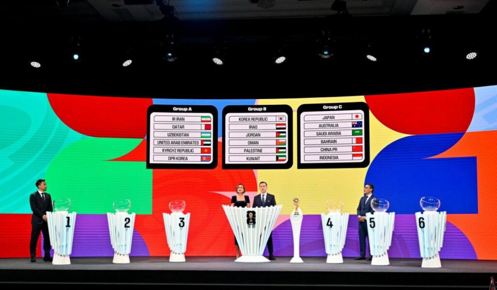 Lễ bốc thăm chia bảng vòng loại thứ ba World Cup 2026 khu vực châu Á.