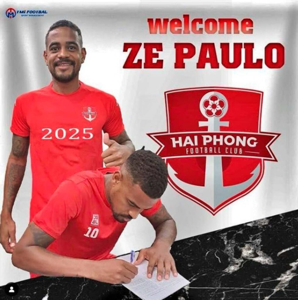 Chuyền nhượng V-League 2024/25: Hải Phòng FC có được chữ ký của Zé Paulo.