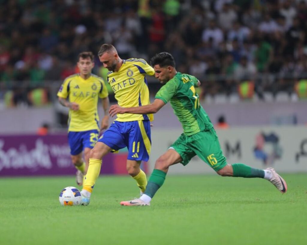 Thiếu vắng Ronaldo, Al Nassr chỉ có được một điểm trước Al Shorta.