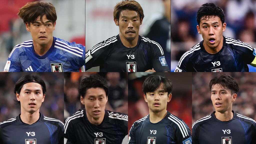 Tiền Vệ (Wataru Endo, Hidemasa Morita, Kaishu Sano, Ao Tanaka, Takefusa Kubo, Daichi Kamada)