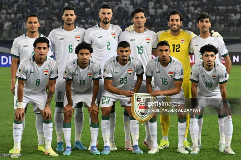 Đội tuyển Iraq khá sáng cửa cho tấm vé trực tiếp đến World Cup 2026.