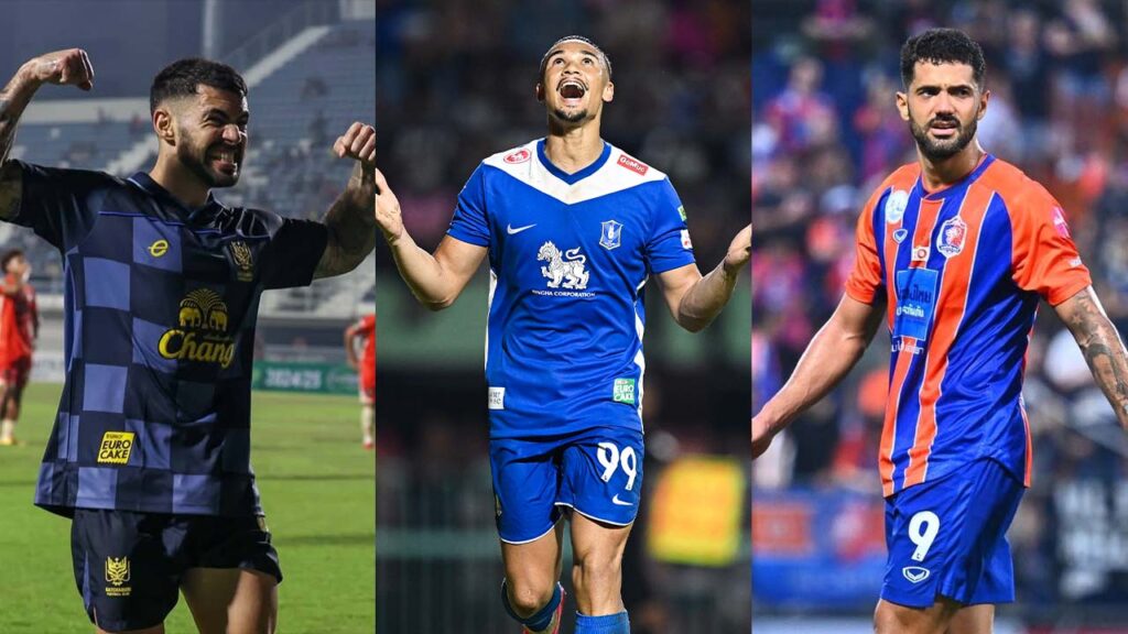 Ratchaburi FC, BG Pathum United và Port FC tạo nên cuộc đua tam mã đầy căng thẳng.