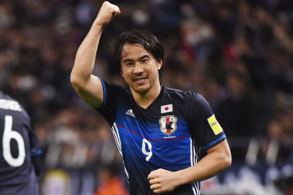 Shinji Okazaki - đại diện của Shimizu S-Pulse, CLB J-League, góp mặt tại World Cup 2010.