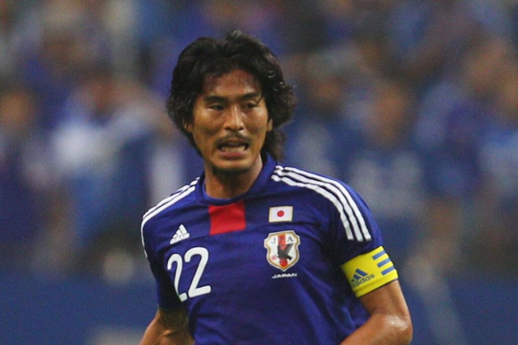 Shunsuke Nakamura là cái tên đáng chú ý của Yokohama F.Marinos,, CLB J-League góp mặt tại World Cup.