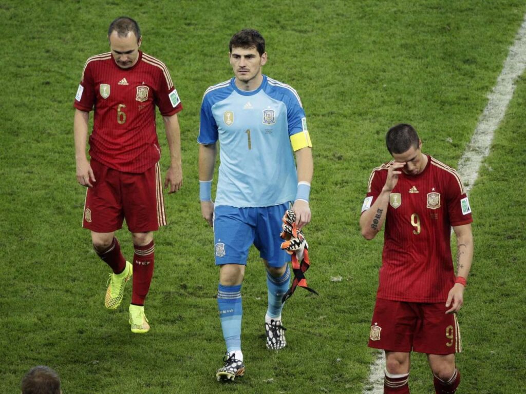 Tây Ban Nha, vô địch World Cup , như trình diễn một bộ mặt khác tại World Cup 2014.