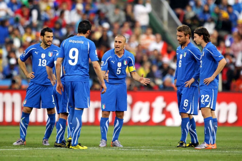 World Cup 2010, là nỗi thất vọng của bóng đá Ý.
