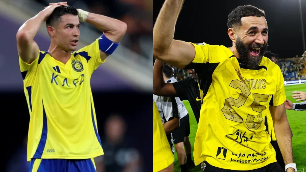 Benzema tận hưởng chức vô địch Saudi Pro League, trong khi Ronaldo đang để lại những ấn tượng không tốt.