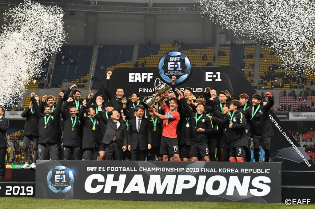 Hàn Quốc là đội tuyển vô địch EAFF Cup nhiều nhất lịch sử.