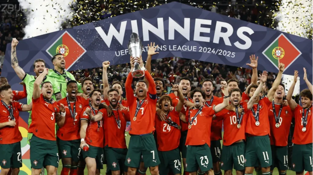 Bồ Đào Nha là đội tuyển vô địch UEFA National League 2024/25.