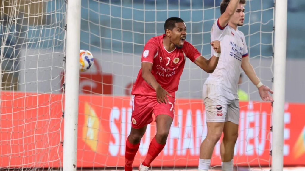 Công An Hà Nội thắng kịch tính DH Cebu FC với tỷ số sát nút 1-0.