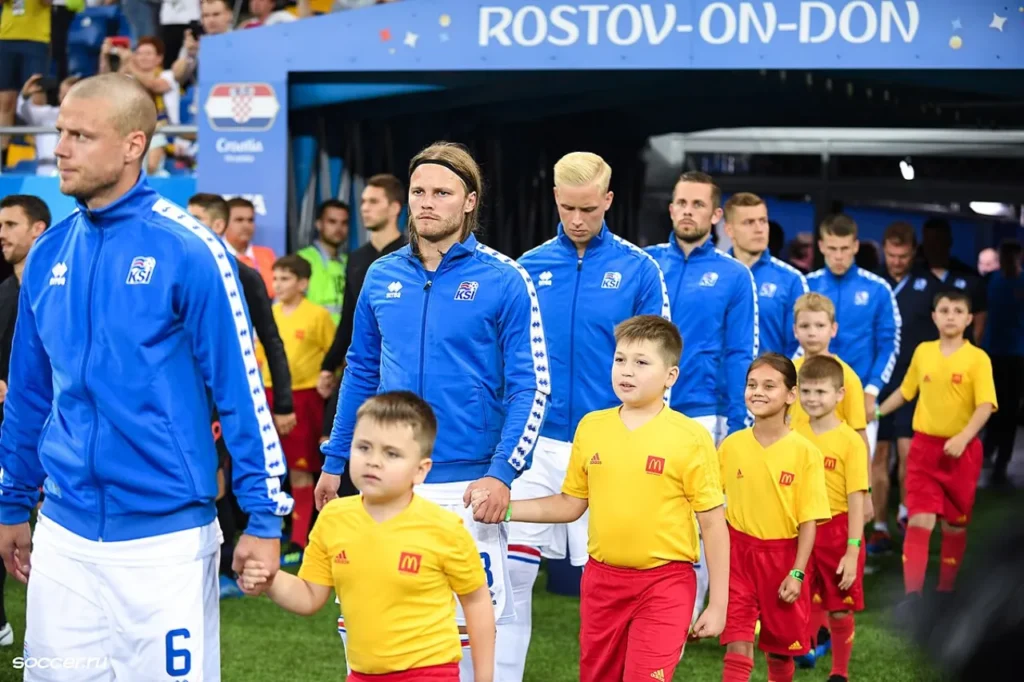 Đội tuyển Iceland từng để lại ấn tượng tích cực tại World Cup 2018.