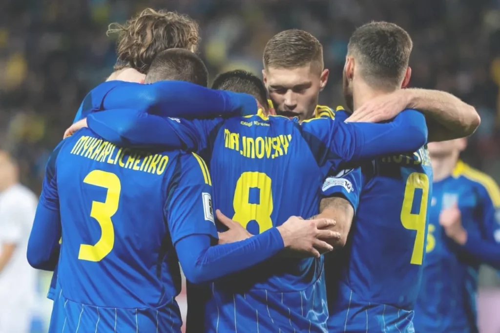 Ukraine rơi vào nhánh đấu tử thần ở loạt trận playoff.