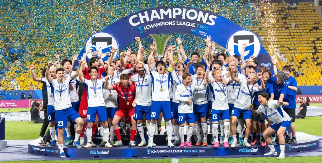 gamba osaka afc champions leauge two 2025 vô địch