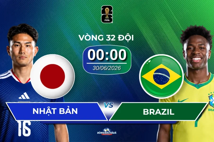 Nhận Định, Dự Đoán: Brazil đối đầu Nhật Bản, 0h00 ngày 30/06/2026