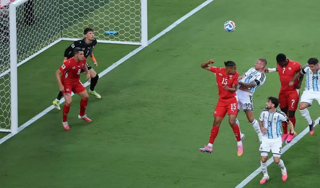 Argentina nhọc nhằn khuất phục Thụy Sĩ 3-1 tại tứ kết World Cup 2026. Ảnh: FIFA