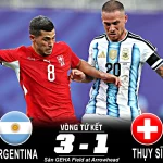 Hạ Gục 3-1 Thụy Sĩ, Argentina Đi Tiếp Vào Bán Kết
